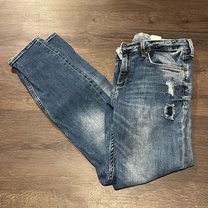 H&M low rise boyfriend jeans